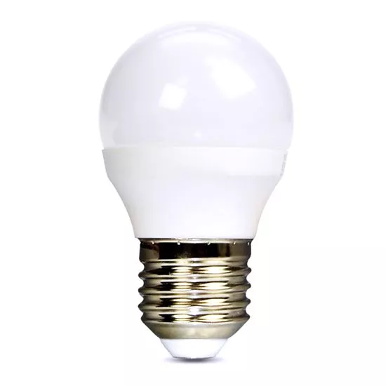 Solight LED žárovka, miniglobe, 6W, E27, 510lm