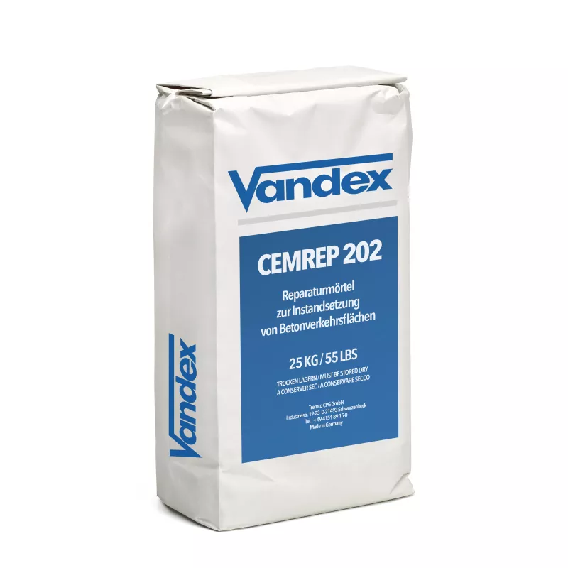 VANDEX Cemrep 202 Rychletuhnoucí opravná malta 25kg