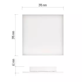 LED svítidlo IRVI 30 x 30 cm, 18 W, teplá-studená bílá, stmívatelné s ovladačem EMOS