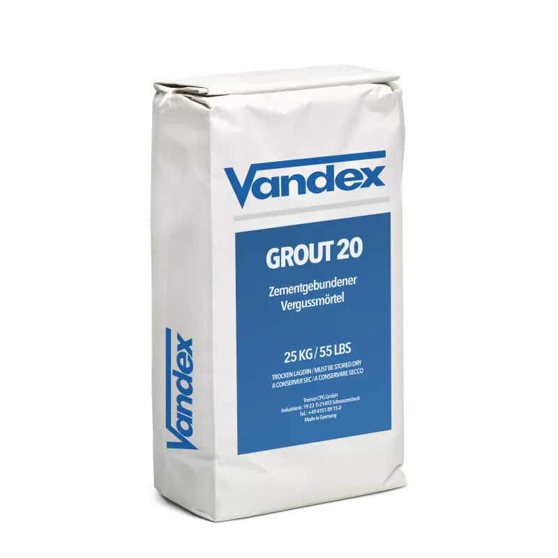 VANDEX Grout 20 Cementová zálivková hmota