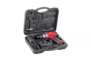 Vrtačka AKU FESTA 12V set 2x baterie 1.5A, nabíječka, kufr, příslušenství FESTA POWER x TOOLS