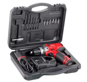 Vrtačka AKU FESTA 12V set 2x baterie 1.5A, nabíječka, kufr, příslušenství FESTA POWER x TOOLS