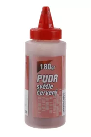 Pudr 180g světle červený