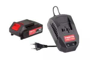 Vibrační přísavka na dlažbu 125mm AKU FESTA SHARE20V baterie 2A a nabíječka 2,4Ah FESTA POWER x TOOLS