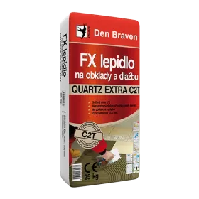 Den Braven QUARTZ EXTRA C2T lepidlo na obklady a dlažbu 25kg