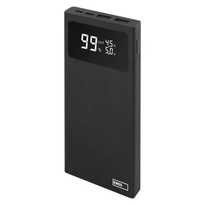 Emos Powerbanka BetaQ 10, 10 000 mAh, 22,5 W, černá, B0531B, 1613053100