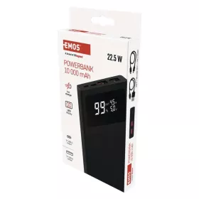 Emos Powerbanka BetaQ 10, 10 000 mAh, 22,5 W, černá, B0531B, 1613053100