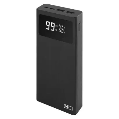 Emos Powerbanka BetaQ 20, 20 000 mAh, 22,5 W, černá, B0532B, 1613053200