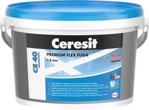 CERESIT CE 40 AQUASTATIC spárovací hmota 2kg | bílá, šedá, cement grey, antracit, bahama, cocoa, chocolate, silver, manhattan, graphite, coal, jasmine, natura, toffi, caramel