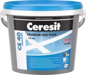 CERESIT CE 40 AQUASTATIC spárovací hmota 5kg | bílá, šedá, silver, manhattan, antracit, graphite, jasmine, bahama, caramel, cocoa, chocolate, cement grey, coal, melba, natura, toffi, siena