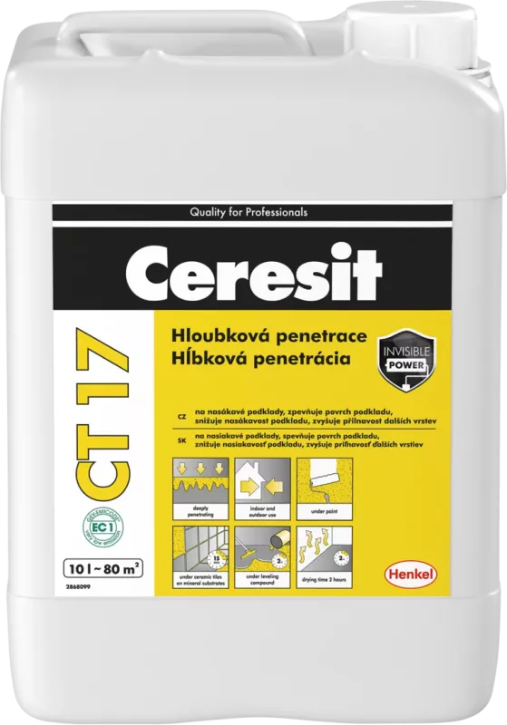 CERESIT CT 17 HLOUBKOVÁ PENETRACE