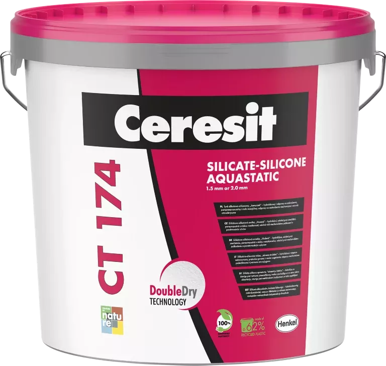 CERESIT CT 174 SILICATE SILICONE AQUASTATIC omítka 25kg