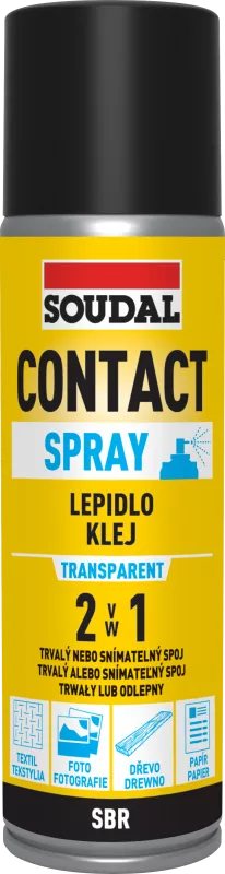 Soudal Contact Spray Lepidlo 2v1 300ml