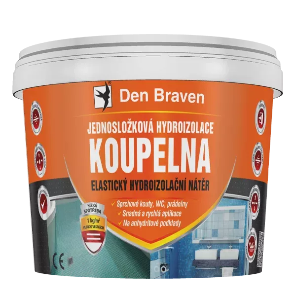 Den Braven Jednosložková hydroizolace KOUPELNA 2,5kg