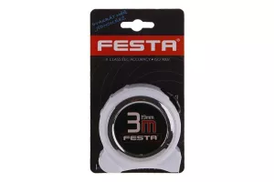 Metr svinovací FESTA 3mx19mm BÍLÝ