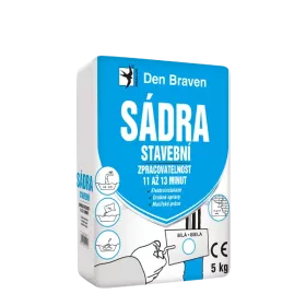 Den Braven Sádra stavební | 1 kg, 5 kg, 20 kg