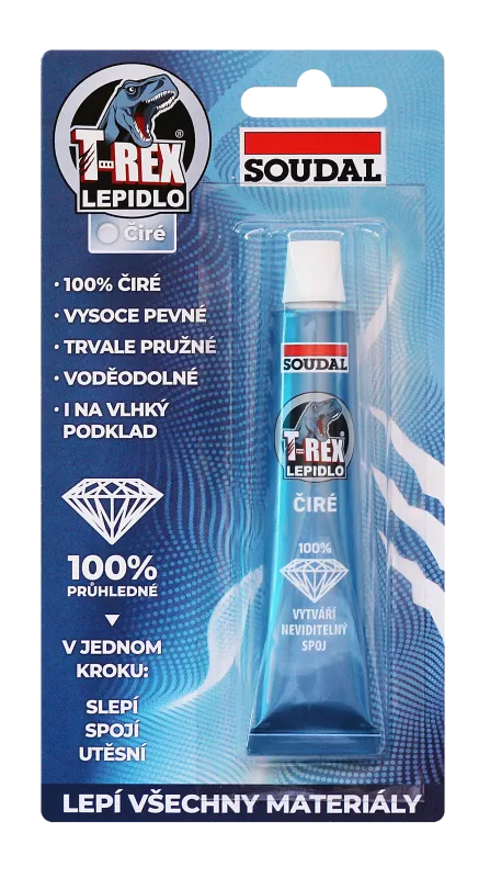 Soudal T-REX Lepidlo čiré 25ml