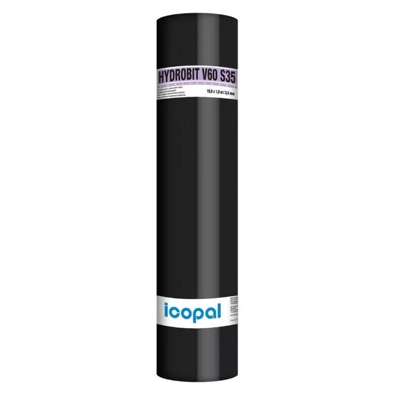Pás Asfaltový Hydrobit V60 S35 3,5mm lepenka 10m2/role BMI ICOPAL