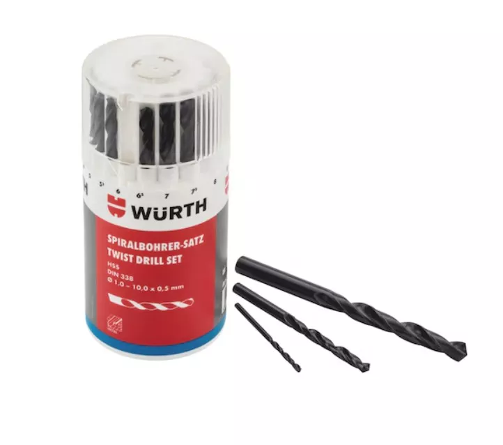 Sada spirálových vrtáků HSS typ RN 19 ks 062501 Würth