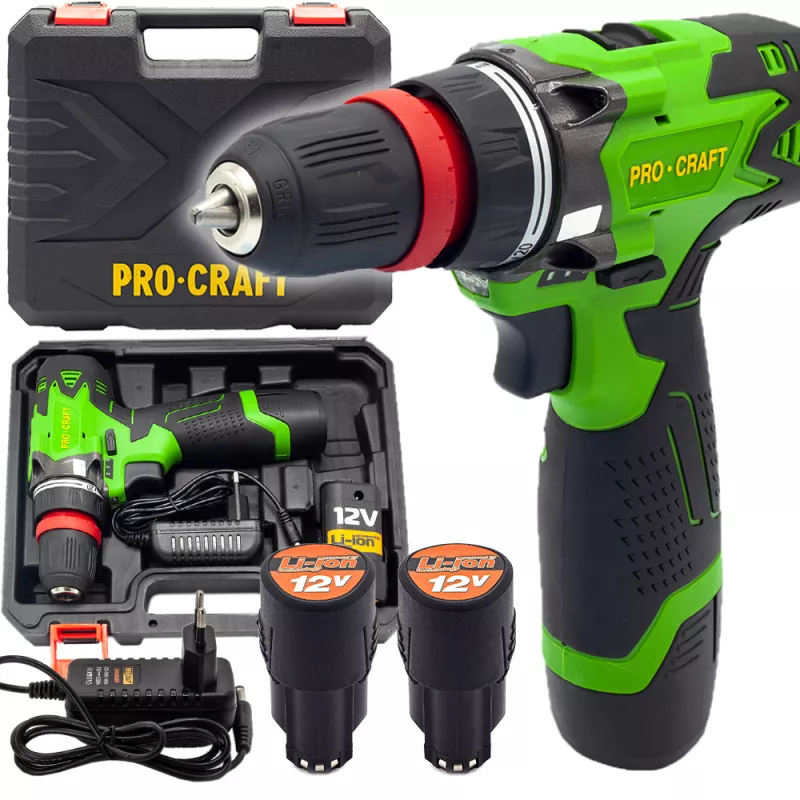 Aku vrtací šroubovák PA12DFR Procraft