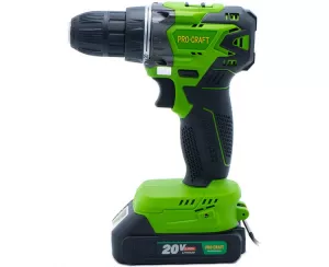 Aku vrtací šroubovák Procraft PA20BL 1 baterie PA20BL 1B