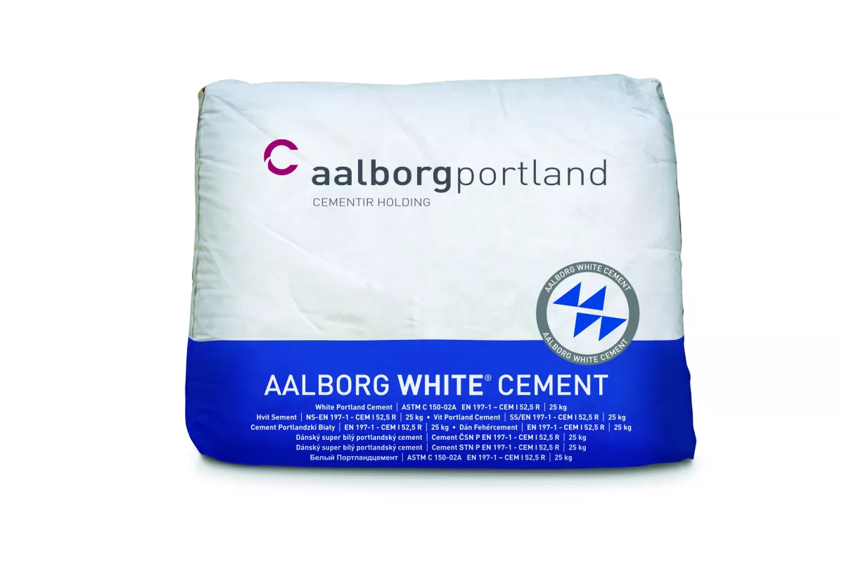 Cement BÍLÝ portlandský AALBORG 25 kg