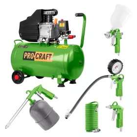 Kompresor AC50 + sada příslušenství Procraft