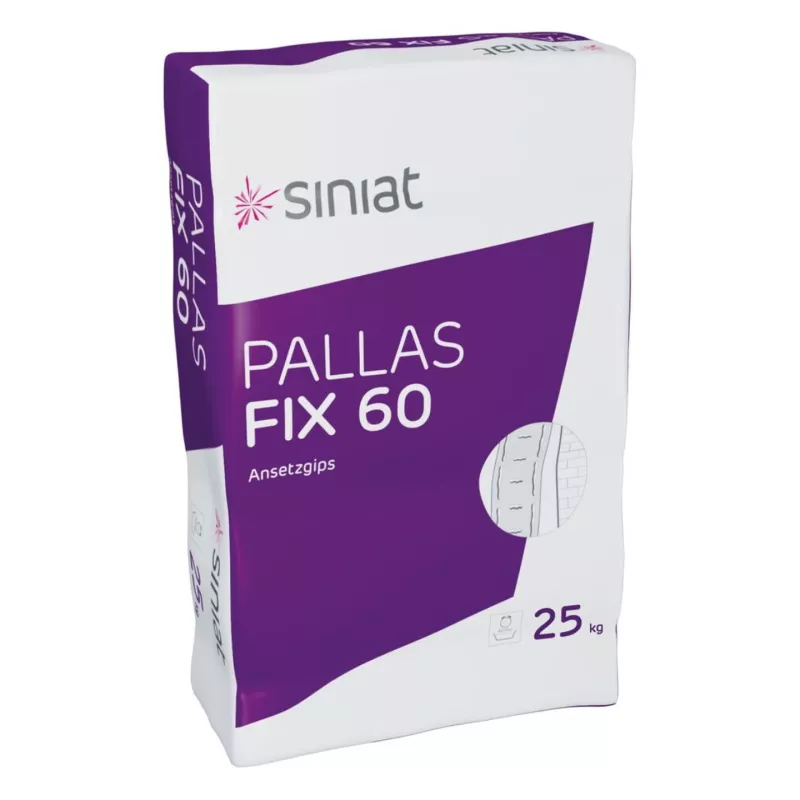 Lepidlo sádrové Pallas Fix 60 25 kg Siniat