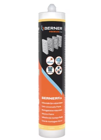 Montážní lepidlo BERNERfix Stone 290 ml bílý