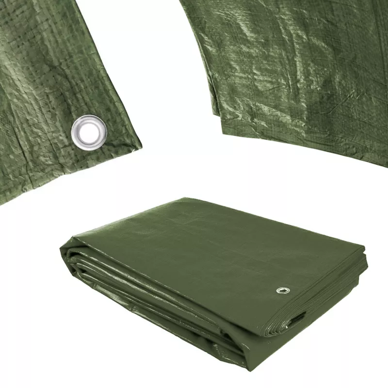 Plachta GT3x5 120g/m2 nepromokavá s oky 3x5 m zelená Procraft