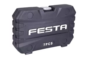 Sada úderových hlavic FESTA Industry prodloužených 1/2" Cr-Mo 17265