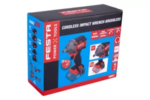 Utahovák AKU rázový FESTA 1/2" 400/620Nm BRUSHLESS SHARE20V 28023 FESTA POWER x TOOLS
