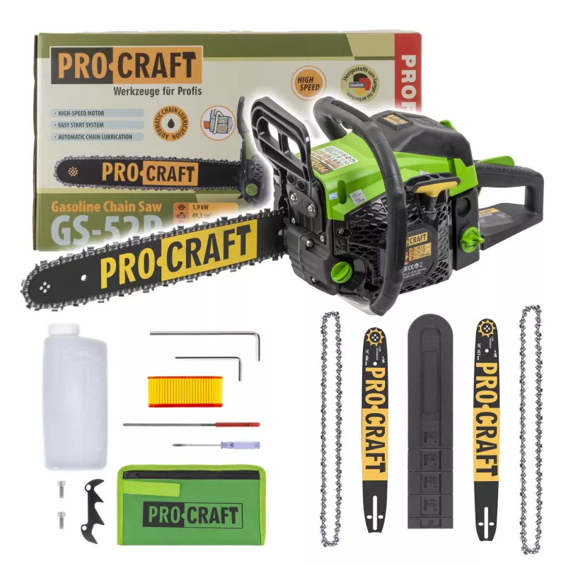 Benzínová řetězová pila GS-52P Procraft