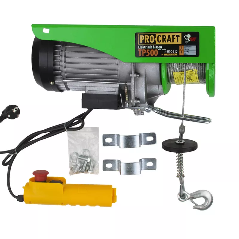 Naviják lanový elektrický TP500 Procraft