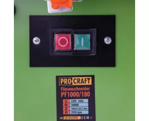 Elektrická řezačka na dlažbu PF1000/180 Procraft