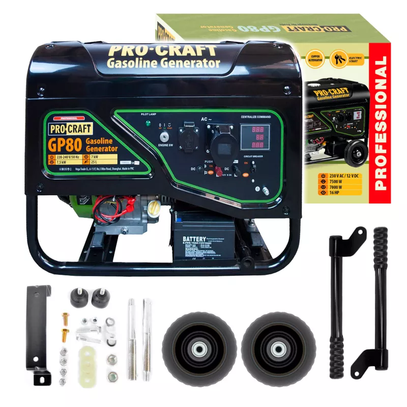 Elektrocentrála benzínová mod.GP80 Procraft