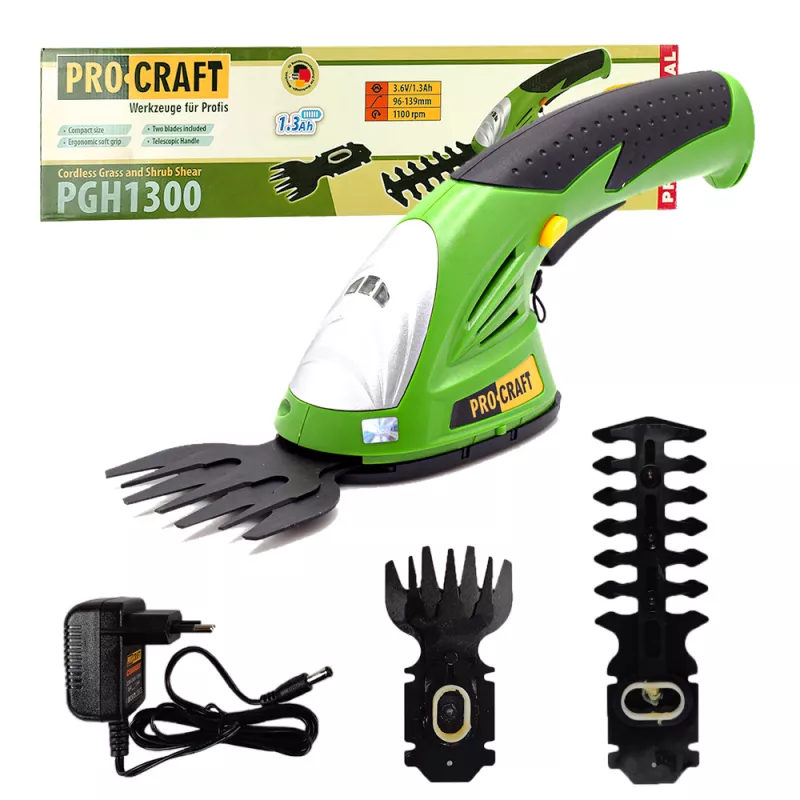 Aku nůžky na trávu PGH1300 Procraft