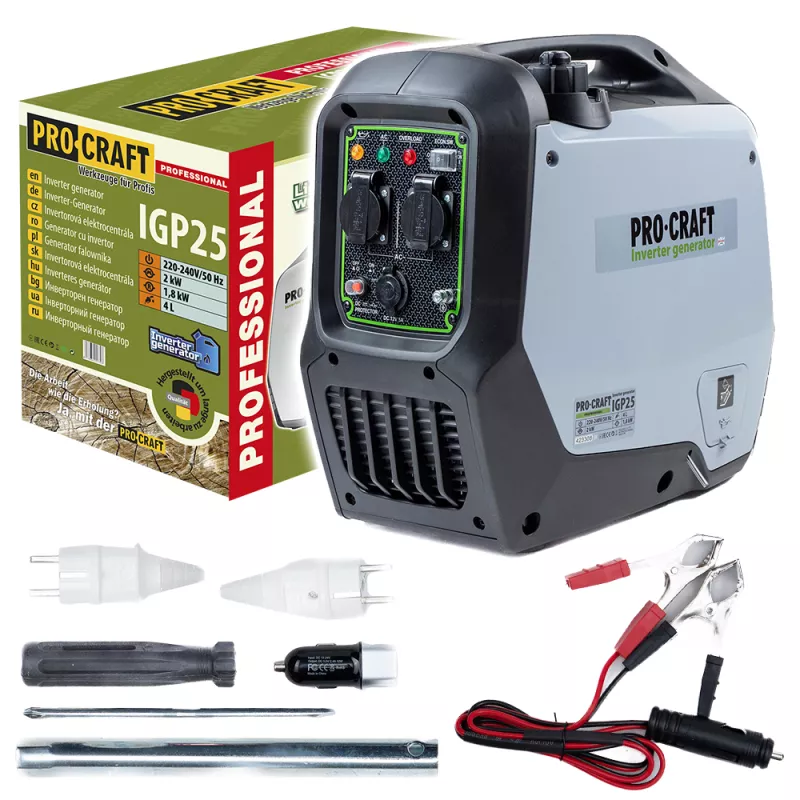 Invertorová elektrocentrála IGP25 Procraft