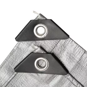 Plachta ST3x3 200g/m2 nepromokavá s oky 3x3 m stříbrná Procraft