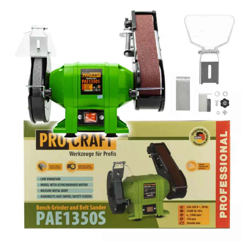 Kombinovaná bruska kotoučová, pásová PAE1350S Procraft