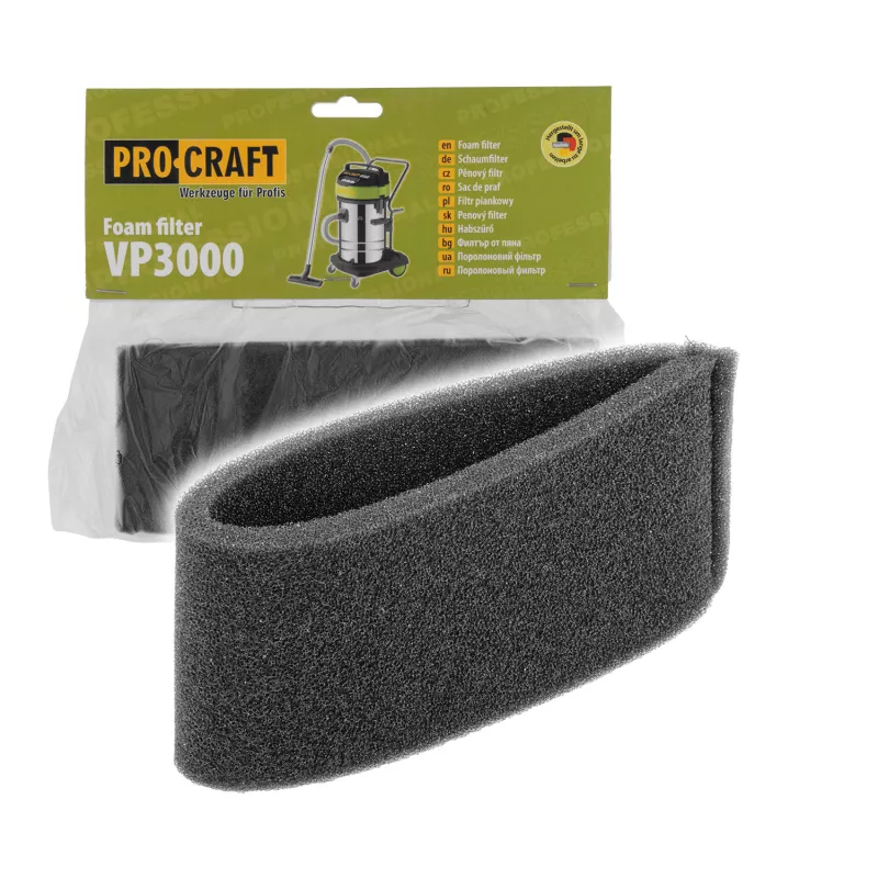 Pěnový filtr pro průmyslový vysavač VP3000 | FPVP3000 Procraft