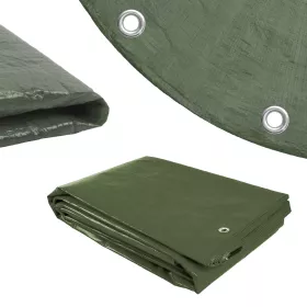 Plachta kulatá GT5,5 120g/m2 nepromokavá s oky 5,5 m zelená