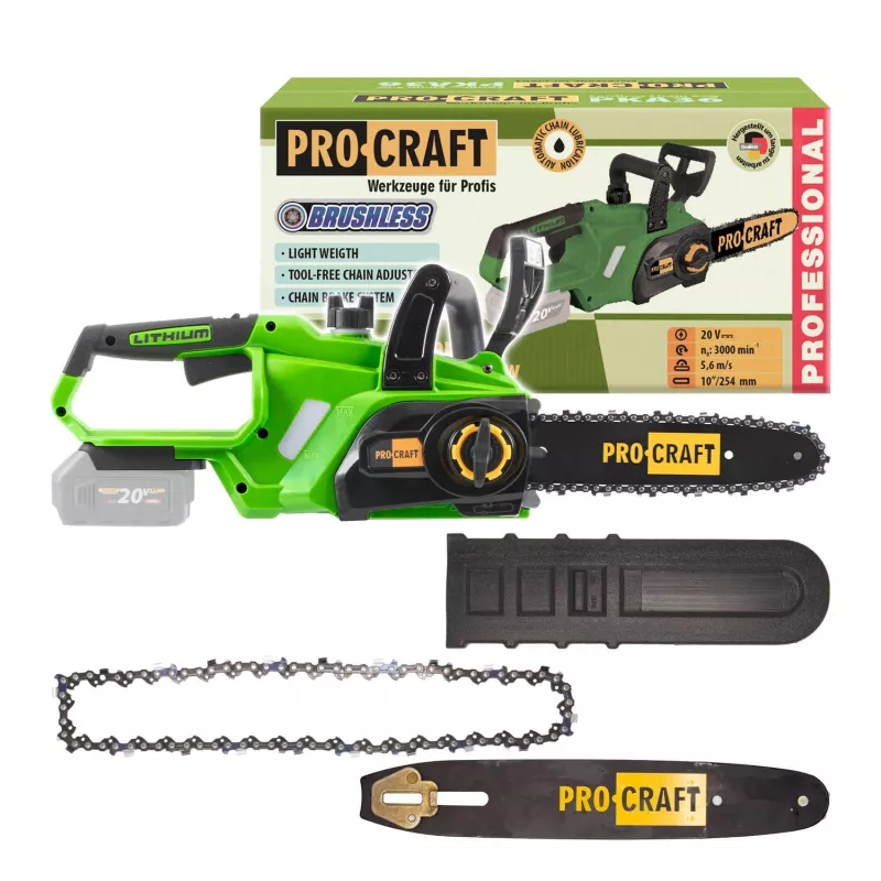 Aku řetězová pila PKA36 (bez baterie a nabíječky) Procraft