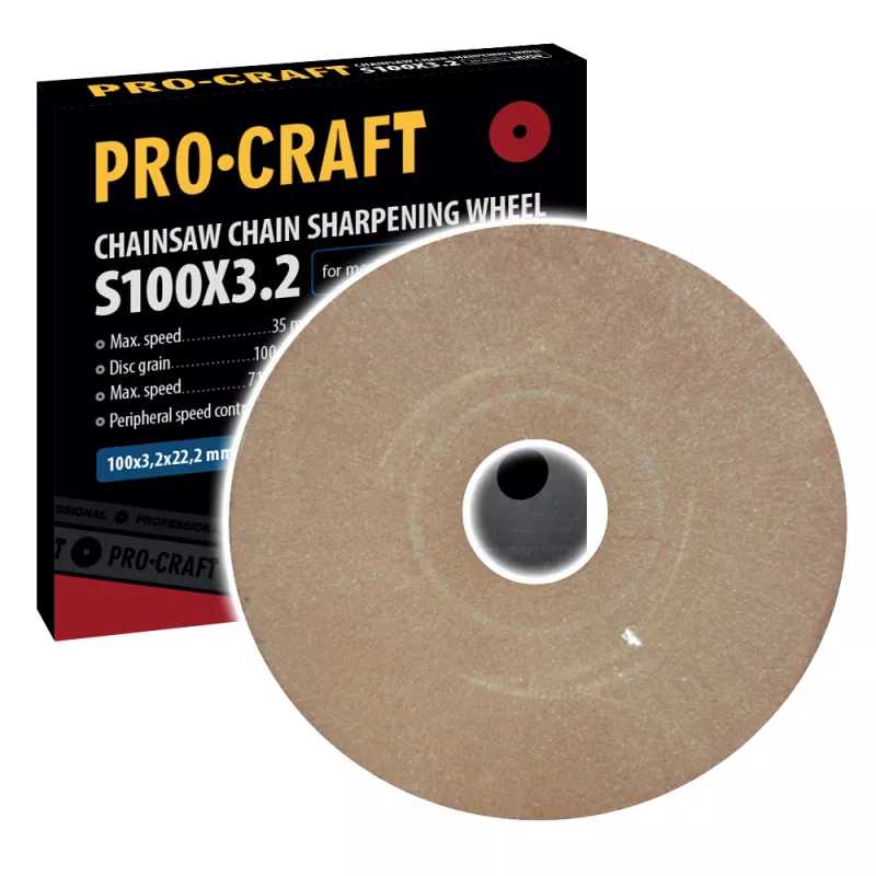 Brusný kotouč pro ostřičku řetězových pil S100X3.2 /SK950 Procraft