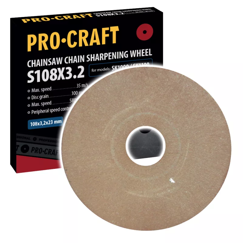 Brusný kotouč pro ostřičku řetězových pil S108X3.2 /SK1000, SK1100 Procraft