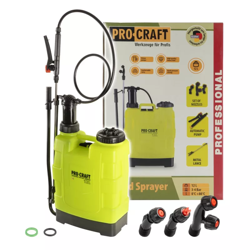 Ruční tlakový postřikovač HS-12 Procraft