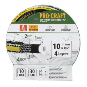 Černo-žlutá zahradní hadice PR-4KAT1310 Procraft