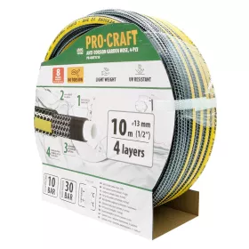 Černo-žlutá zahradní hadice PR-4KAT1310 Procraft