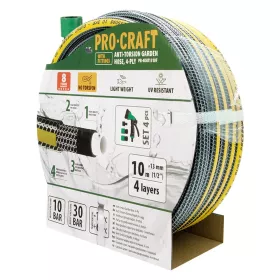 Černo-žlutá zahradní hadice PR-4KAT1310F Procraft