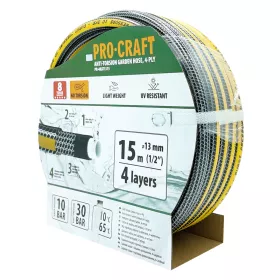 Černo-žlutá zahradní hadice PR-4KAT1315 Procraft